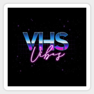 RETRO 80S VHS VIBES Sticker